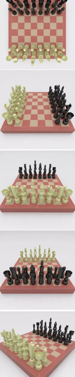Chess game set
