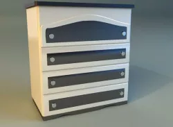 Commode black and white