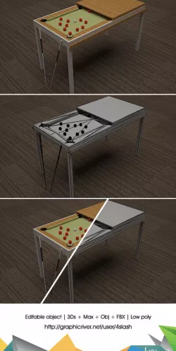 Convertible Snooker Table