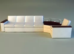 Corner modern sofa