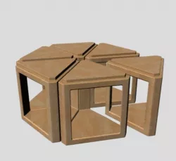 Decorative coffee table