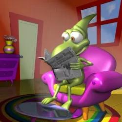 Dinko Alien Character Rigged