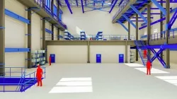 Factory interior