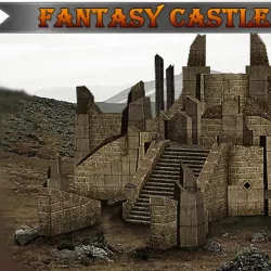 Fantasy Castle Ruins