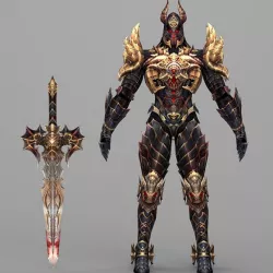 Fantasy Character Hell King