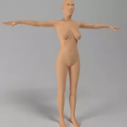female body base mesh