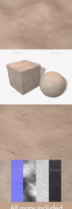 Flat Sand Seamless Texture