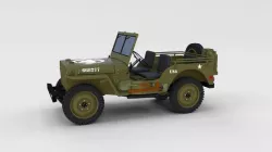 Full (w chassis) Jeep Willys MB Military rev