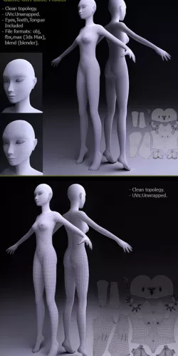 Game Girl Base Model