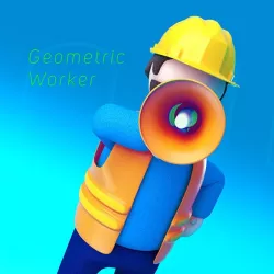 Geometric Low Poly Worker 01