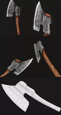 Goosewing Hewing Axe