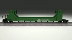 Green Train Well Car