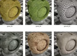 Ground Material 3ds max v-ray