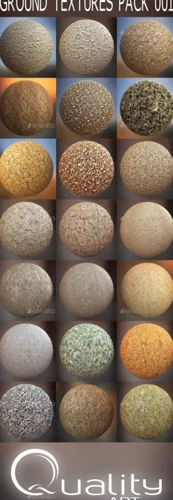 Ground Textures Pack 001