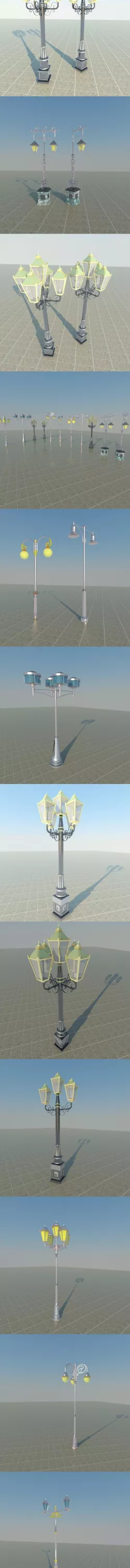 lampposts street lamp COLLECTION