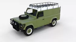 Land Rover Defender 110 Hard Top w Interior Rev