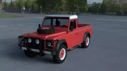 Land Rover Defender 110 Pick Up w interior HDRI