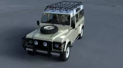 Land Rover Defender 110 Station Wagon w interior HDRI