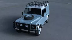 Land Rover Defender 110 Utility Station Wagon w interior HDRI