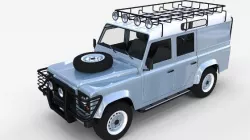 Land Rover Defender 110 Utility Station Wagon w interior rev