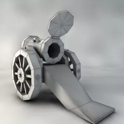 Low poly Cannon