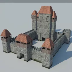Low Poly Castle