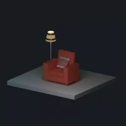 Low Poly Chair