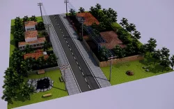 Low Poly City (Ready to Render)