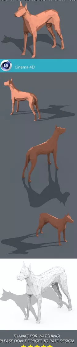 Low Poly Dog