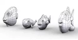 Low Poly Fish Model