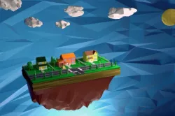 Low Poly - House Scene with human