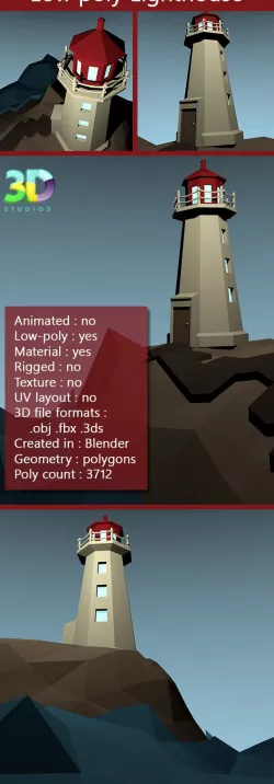 Low Poly Lighthouse