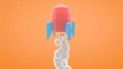 Low Poly Rocket