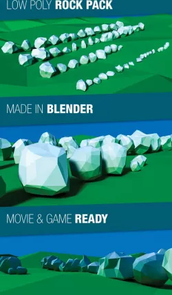 Low Poly Rocks Pack