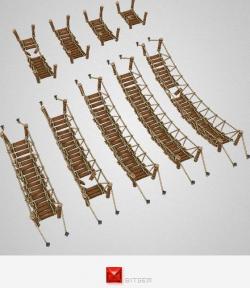 low poly rope bridge 3D Models | Page 1 | STLFinder