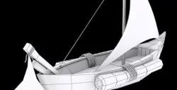 Low Poly Ship 2 Model