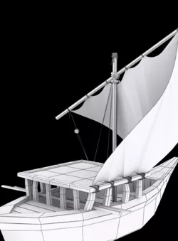 Low Poly Ship Model 1