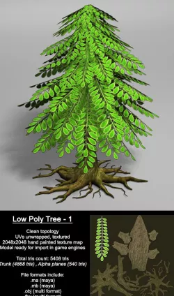 Low Poly Tree_1