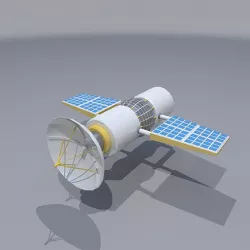 Lowpoly Satellite