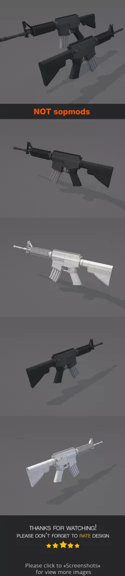 M4A1 Carbine NOT sopmods