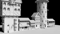 Medieval houses pack