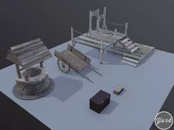 Medieval Props Set