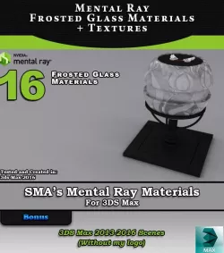 Mental Ray Frosted Glass Materials Library + Textures