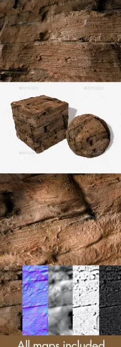 Muddy Cavern Wall Seamless Texture