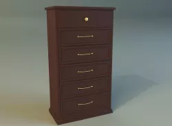 Old commode drawers dark