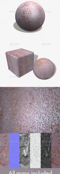 Old Metal Rust Seamless Texture