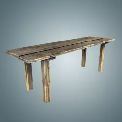 Old wooden table