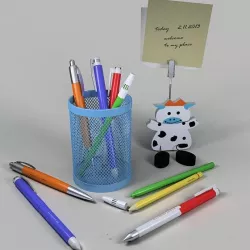 Pencil cup & Paper clipper