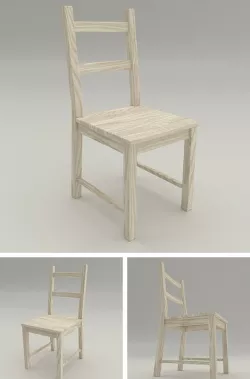 Pine Wood Chair
