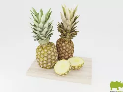 Pineapples 3D Model